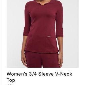 Jaanuu Wine jogger scrub set